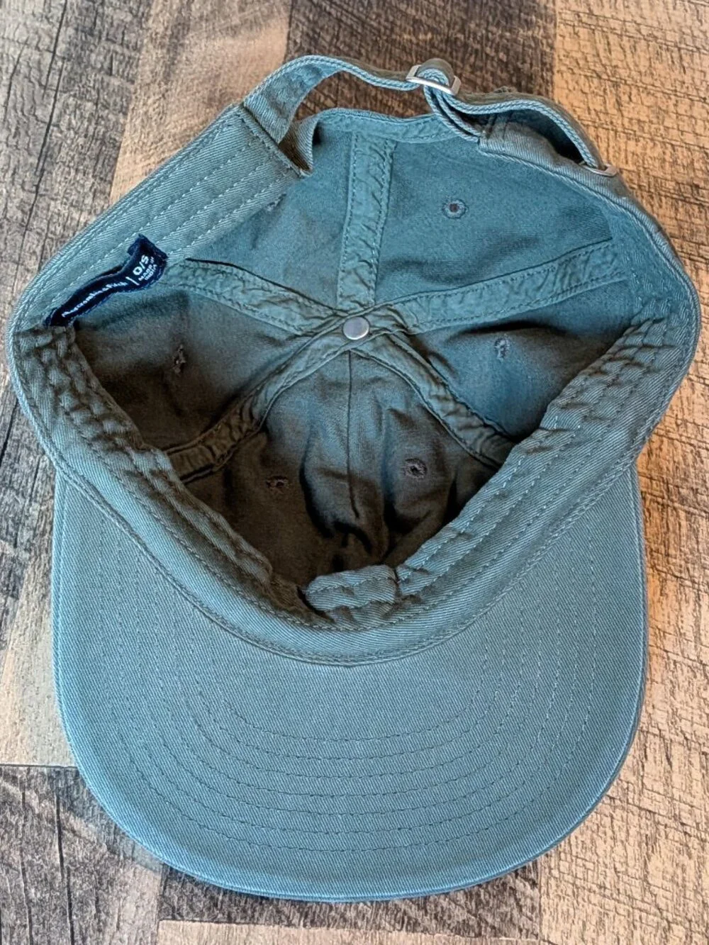 Abercrombie & Fitch New York Hat Green Cotton Twill Baseball Cap